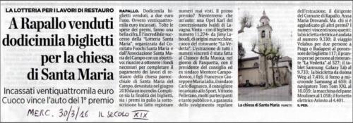 Il Secolo XIX 30-03-2016