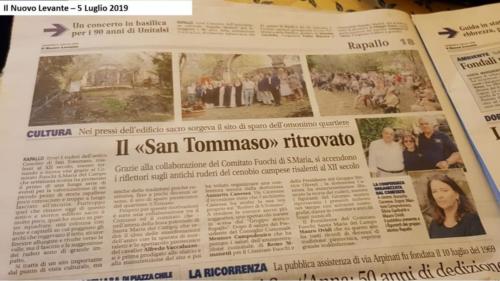 San Tomaso Nuovo Levante 5 Luglio 2019